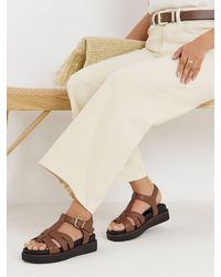 JD Williams - Extra Wide Fit T Bar Flat Sandals - Lyst