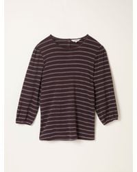 FatFace - Fatface Leni Sparkle Stripe Top - Lyst