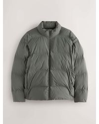 Next - Khaki Thermogen Shower Resistant Funnel Puffer Jacket - Lyst