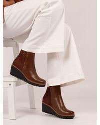 Lunar - Pixie Wedge Ankle Boots - Lyst