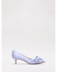 Phase Eight - Satin Kitten Heels - Lyst