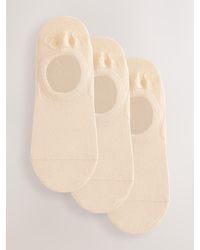 Next - Basic Invisible Socks 3 Pack - Lyst