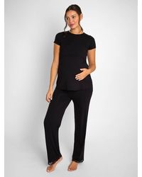 Jojo Maman Bébé - Umstands- & Stillmode Pyjama Mit Spitzeklein - Lyst
