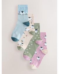 Next - Ankle Socks 4 Pack - Lyst