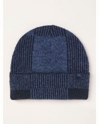 FatFace - Fatface Check Beanie - Lyst