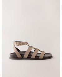 Next - Extra Wide Fit Forever Comfort Gladiator Hardware Footbed Sandals - Lyst