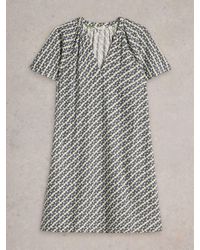 White Stuff - Lindsay Linen Blend Dress - Lyst