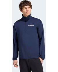 adidas - Terrex Multi Climawarm Half Zip Tech Fleece Jacket - Lyst