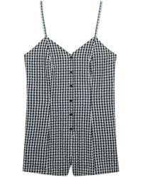 Superdry - Gingham Cami Playsuit - Lyst