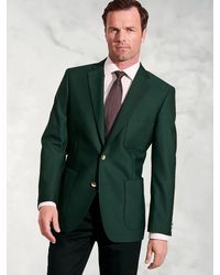 Brook Taverner - Wool Blend Blazer - Lyst
