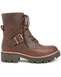 Celtic & Co. - Strap Detail Lace Up Ankle Boots - Lyst