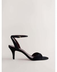 Next - N. Premium Round Toe Heeled Sandals - Lyst