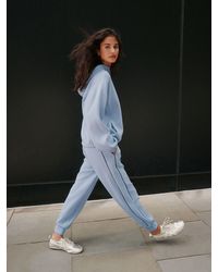 Next - Cuffed Side Stripe Slinky Joggers - Lyst