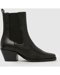 schuh - Bess Square Toe Western Boot - Lyst