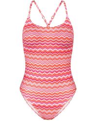 Triumph - Zig Zag Mix & Match Summer Padded Non-Wired One-Piece Swimsuit - Lyst