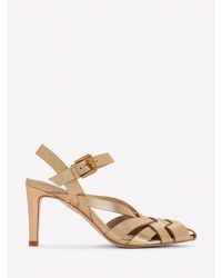 Boden - Slotted Strap Heeled Sandals - Lyst