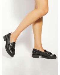 Dune - Gracelyn Loafers Aus Leder Mit Profilsohle Und Quasten - Lyst