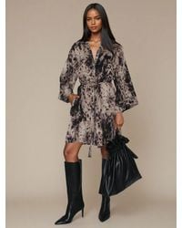 Religion - Isabel Tunic Shirt Dress With Tie Waist And Pockets - Lyst