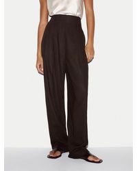 Jigsaw - Linen Structured Pleat Trousers - Lyst