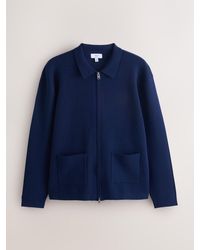 Next - N. Premium Zip Up Ultrasoft Knitted Jacket - Lyst
