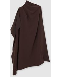 Reiss - One Shoulder Draped Mini Dress - Lyst