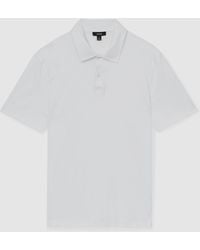 Reiss - Air-Water Cotton Polo Shirt - Lyst