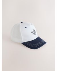 Next - Edit Embroidered Trucker Cap - Lyst