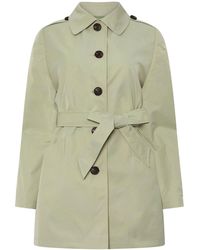 M Com - Short Belted Jacket - Lyst