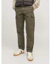 Jack & Jones - Loose Fit Cargo Trousers - Lyst