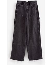 Next - Carpenter-Jeans Mit Weitem Bein Aus 100% Baumwolleeu 42 Petite (Uk 14 P) - Lyst