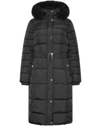 M Com - Glam Belted Midi Coat - Lyst