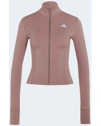 adidas - Studio Full Zip Jacket - Lyst