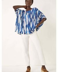 Roman - Abstract Buttoned Top - Lyst
