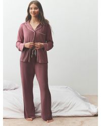 Next - Rose Jersey Button Through Pyjamas - Lyst