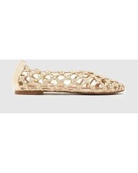 schuh - Lotte Woven Ballerina - Lyst