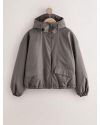 Next - Funnel Neck Hooded Waterproof Bomber Jacket - Lyst