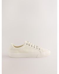 Next - Canvas Longline Smart Casual Trainers - Lyst