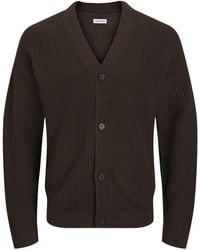 Jack & Jones - Knitted Button Through Cardigan - Lyst