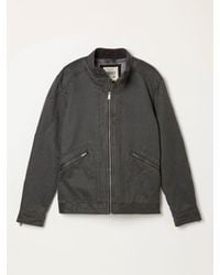 FatFace - Fatface Hamble Charcoal Bomber Jacket - Lyst