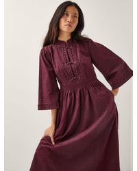 Monsoon - Jimena Corduroy Midi Dress - Lyst