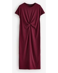 Next - Twist Short Sleeved T-Shirt Summer Dress - Lyst