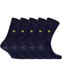 Lyle & Scott - Core Socks 5 Pack - Lyst