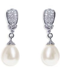 Ivory & Co. - Serrano And Pearl Classic Drop Earrings - Lyst