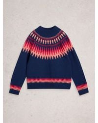 White Stuff - Stuff Fiona Fairisle Jumper - Lyst
