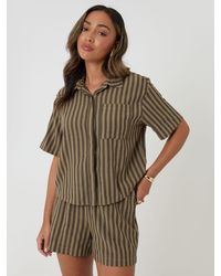 Threadbare - Stripe Boxy Fit Top - Lyst