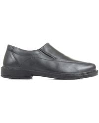 Pavers - Wide Fit Leather Slip On Shoes - Lyst