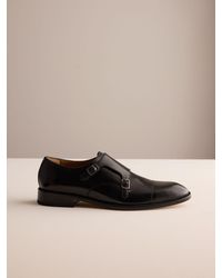 Next - Signature Lederschuhe Mit Ledersohle Und Double-Monk-Riemen - Lyst