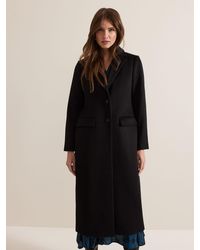 Phase Eight - Petite Lydia Long Wool Coat - Lyst
