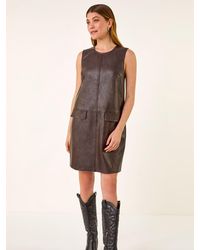 Roman - A-Line Pocket Detail Dress - Lyst