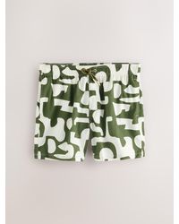 Next - Seersucker Swim Shorts - Lyst